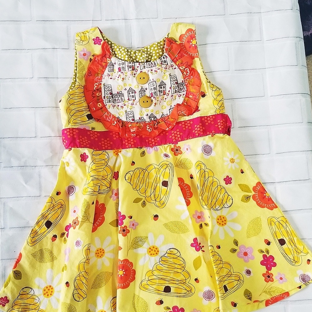 Yellow Bee Priscilla Dress